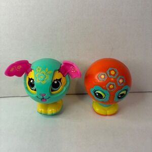 Zoobles 2011 McDonald's Spin Master Ltd Toy Figures Dog Turtle Lot of 2 Kidcore